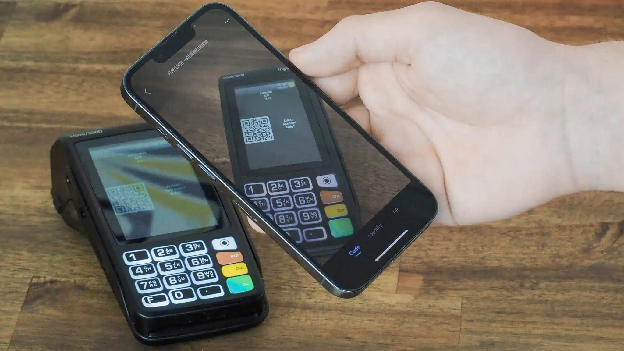 Alipay am EC-Terminal